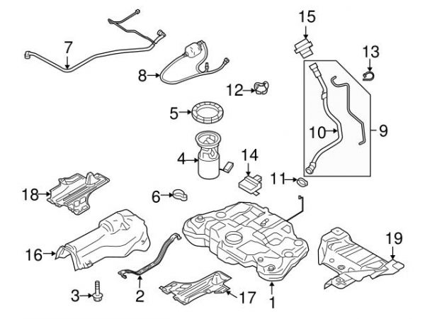 Volvo Filter Insert 31274954 Genuine New