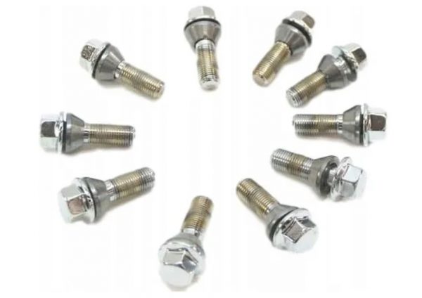 Volvo Chrome Wheel Bolt Set (10pcs) 31373474 Genuine New