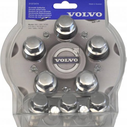 Volvo Chrome Wheel Bolt Set (10pcs) 31373474 Genuine New