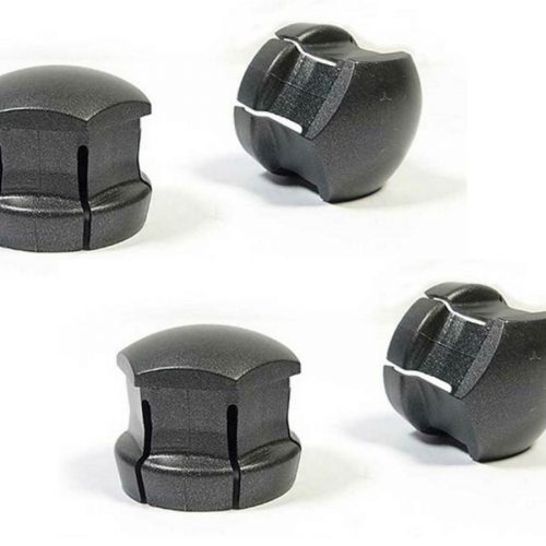 Volvo Wheel Lock Caps Set of 4 Tech Gray Matte Color 31664348 Genuine New