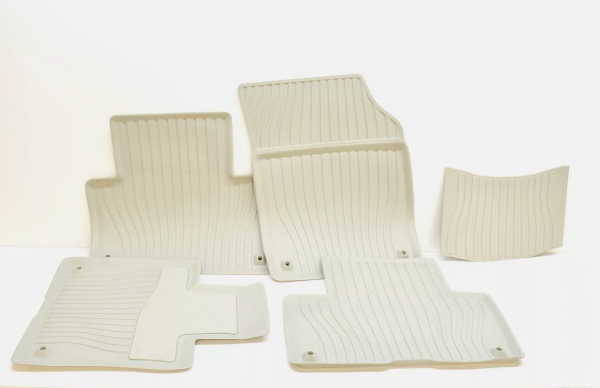 Volvo Rubber mat set XC90 (16-), 5 seats, Blond 32338451 Genuine New