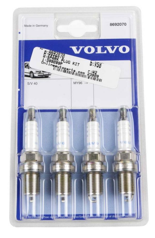 Volvo Spark Plug Set S40 Turbo 8692070 Genuine New