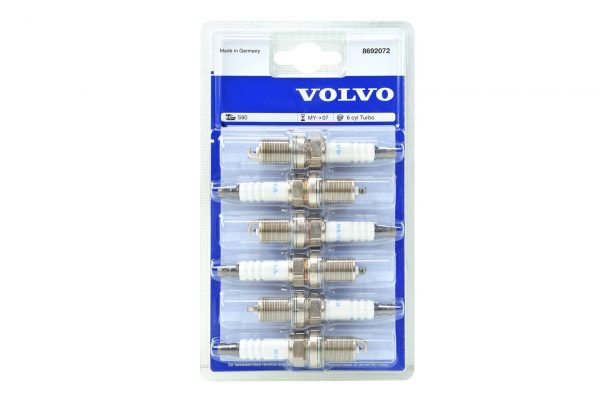 Volvo Spark Plug Set 6 cyl Turbo 8692072 Genuine New