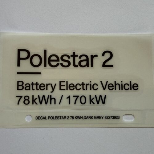New Volvo Polestar 2 sticker 32273923 Genuine OEM