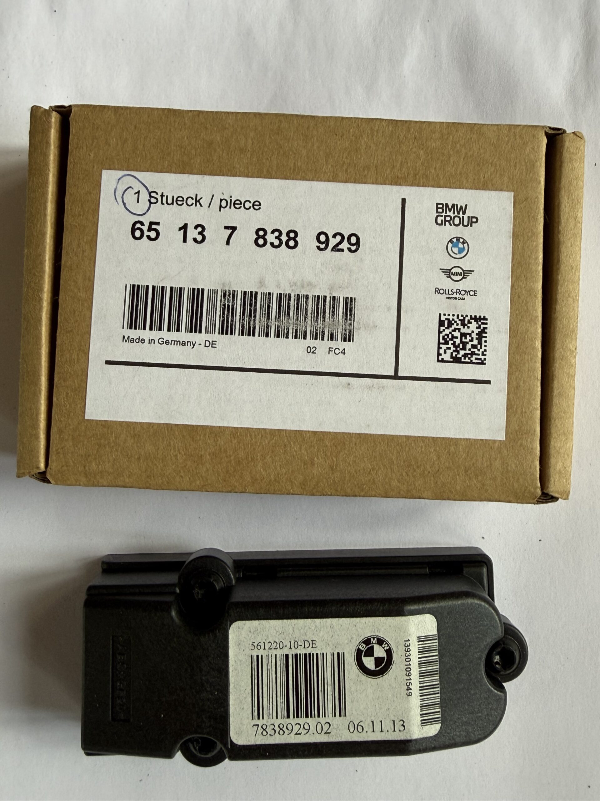New BMW Crossover 65137838929 Genuine OEM New BMW Crossover 65137838929 Genuine OEM