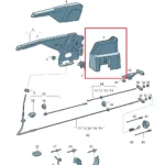 New Volkswagen Audi fairing. 2N271146482V Genuine OEM