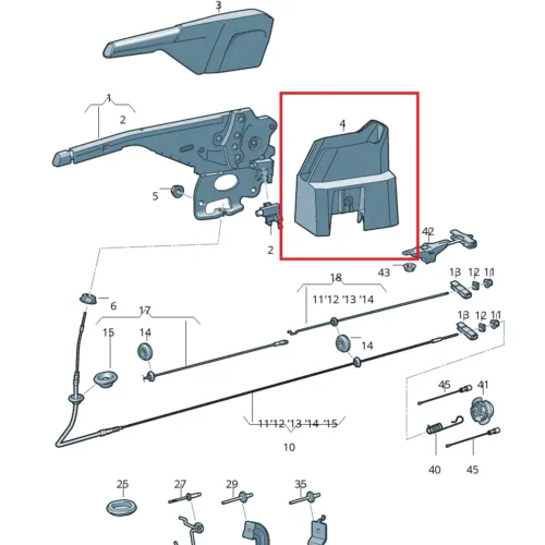 New Volkswagen Audi fairing. 2N271146482V Genuine OEM