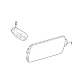 New Volkswagen Audi side light 4G8945072 Genuine OEM