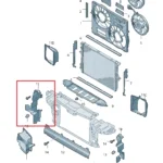 New Volkswagen Audi air control 4L0121284G Genuine OEM