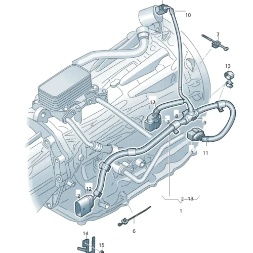 New Volkswagen Audi guiding phrase 4L0971771A Genuine OEM