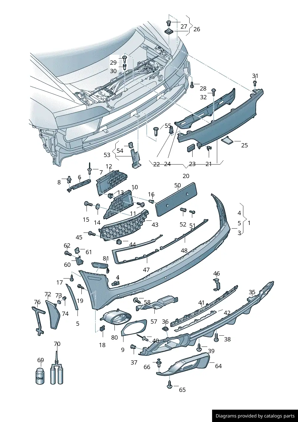 New Volkswagen Audi frame 4S0807675BY9B Genuine OEM New Volkswagen Audi frame 4S0807675BY9B Genuine OEM