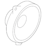 New Jaguar speaker C2Z22816 Genuine OEM