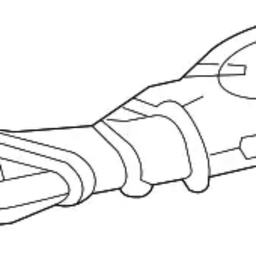 New Jaguar air hose T4A7202 Genuine OEM